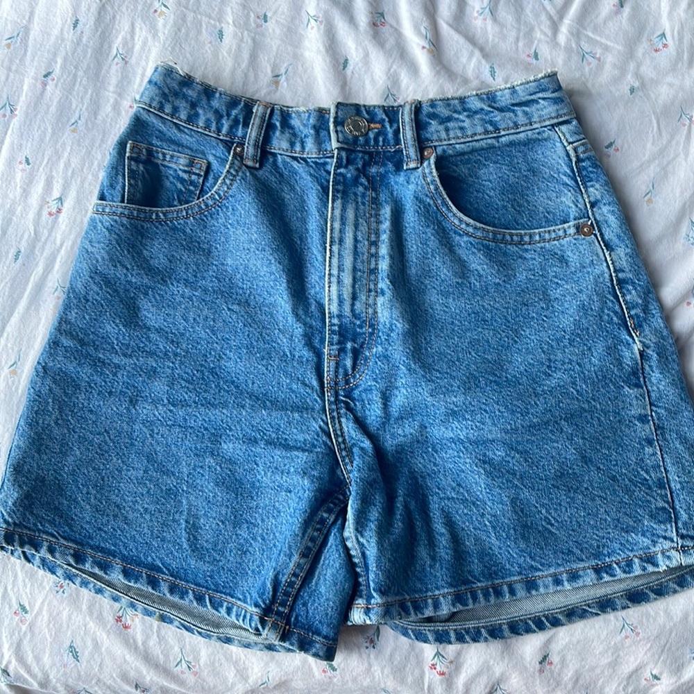 Zara Denim Mom Shorts